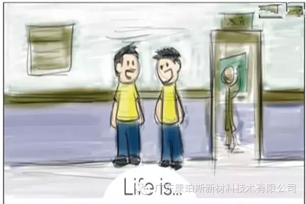 人生就是。。。 和好朋友在教室外面一起罰站